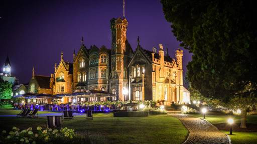 The Oakley Court in Windsor, UK, was used in the filming of The Rocky Horror Picture Show.