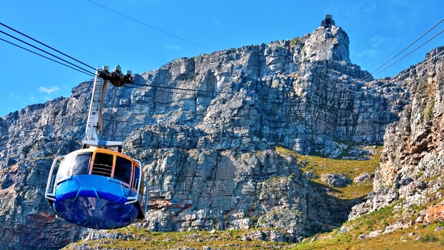Table Mountain cable car in Cape Town, South Africa