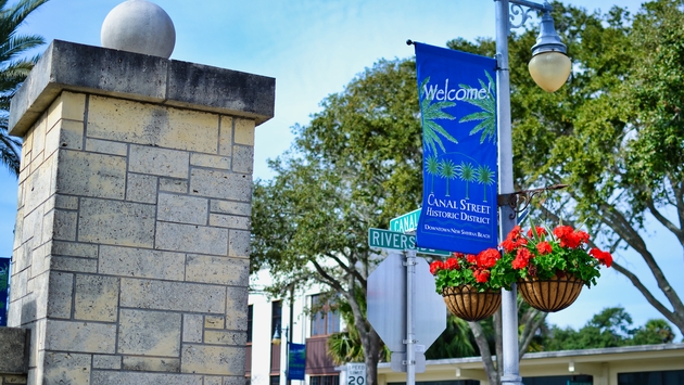 Canal Street, New Smyrna Beach, Florida