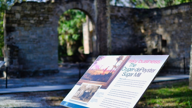 New Smyrna Beach, sugar mill ruins, historic park